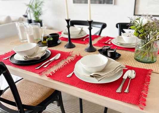 Sisal Rojo - Set de 6